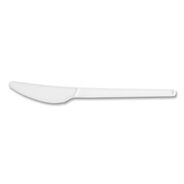 CUTLERY | Vegware Compostable CPLA Cutlery Knife - White (1000/Carton)