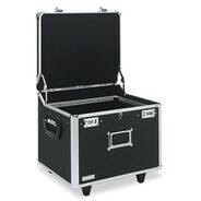 PRODUCTS | Vaultz 17.5 in. x 15.5 in. x 14.5 in. Locking Mobile Letter/Legal File Chest - Black/Chrome