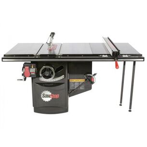 POWER TOOLS | SawStop 230V 3-Phase 5 HP Industrial Cabinet Saw with 36 in. Industrial T-Glide Fence System