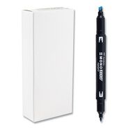 HIGHLIGHTERS | Tombow Mono Chisel/Bullet Tip Highlighters - Skyblue Barrel/Skyblue Ink (10/Box)