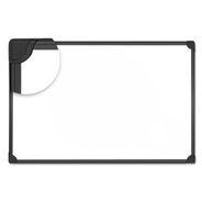 WHITE BOARDS | Universal 48 in. x 36 in. Design Series Magnetic Steel Dry Erase Board - White, Black Frame