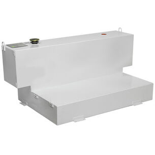 AUTOMOTIVE | JOBOX 498000 98 Gallon Short-Bed L-Shaped Steel Liquid Transfer Tank - White