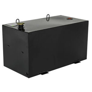 LIQUID TRANSFER EQUIPMENT | JOBOX 96 Gallon Rectangular Steel Liquid Transfer Tank - Black