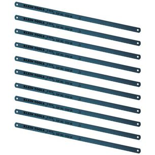 HAND TOOL ACCESSORIES | Klein Tools 10-Piece 12 in. 32 TPI Bi-Metal Blade Set