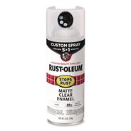 PRODUCTS | Rust-Oleum Stops Rust 5-in-1 Spray Paint, Matte Clear, 12 oz Aerosol Can, 6/Carton