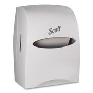 TOILET PAPER DISPENSERS | Scott 46254 Essential 13.06 in. x 11 in. x 16.94 in. Manual Hard Roll Towel Dispenser - White (1/Carton)