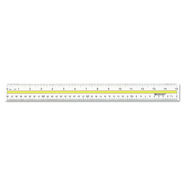 PRODUCTS | Westcott 15 in. Long Acrylic Data Highlight Reading Ruler with Tinted Guide - Clear/Yellow
