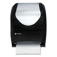 PAPER TOWEL HOLDERS | San Jamar T1370BKSS 16.75 in. x 10 in. x 12.5 in. Tear-N-Dry Touchless Roll Towel Dispenser - Black/Silver