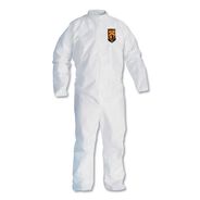 BIB OVERALLS | Ansell A30 Elastic-Back Coveralls - Extra Large, White (25/Carton)