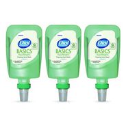 CLEANING AND SANITATION | Dial Professional 1.2 Liter Basics Hypoallergenic Foaming Hand Wash Refill for FIT Manual Dispenser - Honeysuckle Scent (3/Carton)