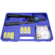 RIVETERS | Astro Pneumatic 1442 13 in. Nut/Thread Setting Hand Riveter Kit with 6-Piece SAE Mandrel/Nosepiece Sets & Rivet Nut Set