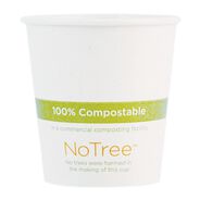 FOOD SERVICE | World Centric 6 oz. NoTree Paper Hot Cups - Natural (1000/Carton)
