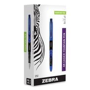 PRODUCTS | Zebra Fine 0.6 mm Fountain Pen - Blue Ink, Black/Blue Barrel (1 Dozen)
