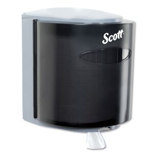 PRODUCTS | Scott 10.3 in. x 9.3 in. x 11.9 in. Roll Control Center Pull Towel Dispenser - Smoke/Gray
