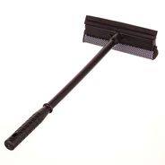 CLEANING CLOTHS | Unger 8 in. Rubber Blade Auto Squeegee with Grip - Black (20/Carton)