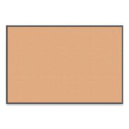 FACILITY MAINTENANCE SUPPLIES | U Brands 2882U00-01 72 in. x 48 in. Cork Bulletin Board - Tan Surface/Black Aluminum Frame