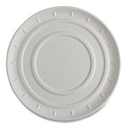 PRODUCTS | Eco-Products EP-SCPTR16NFA 16 in. Diameter Vanguard Molded Fiber Sugarcane Pizza Tray - White (50/Carton)