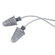 EAR PROTECTION | 3M 7000127181 32 dB NRR E-A-R Skull Screws Corded Earplugs - Gray (120/Box)