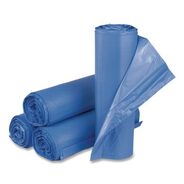PRODUCTS | Inteplast Group BRS404818BL 60 Gallon 18 mic 40 in. x 48 in. High-Density Commercial Can Liners - Blue (200/Carton)