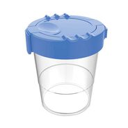 PAINT | Deflecto 3.46 w x 3.93 h Antimicrobial No Spill Paint Cup - Blue