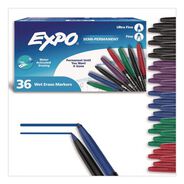 PRODUCTS | EXPO Wet Erase Markers Fine; Ultra Fine Tip Assorted Colors 36/Box