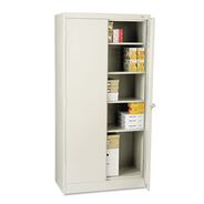 OFFICE FILING CABINETS AND SHELVES | Tennsco 36 in. x 18 in. x 72 in. Unassembled High Standard Cabinet - Light Gray