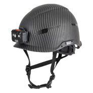 HARD HATS | Klein Tools Premium KARBN Pattern Non-Vented Class E Safety Helmet with Headlamp
