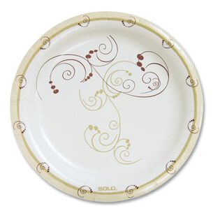 PRODUCTS | SOLO Mediumweight Plate 8.5 in. Diameter Symphony Paper Dinnerware - Tan (125/Pack)