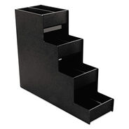 PRODUCTS | Vertiflex Commercial Grade 6 in. x 19 in. x 15.88 in. 8-Compartments Narrow Condiment Organizer - Black