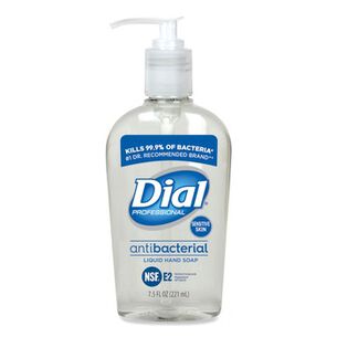 PRODUCTS | Dial Professional 7.5 oz. Bottle Antimicrobial Liquid Hand Soap for Sensitive Skin - Floral Scent (12/Carton)