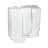 PRODUCTS | Pactiv Corp. 10 in. x 8 in. x 0.65 in. #8S Foam Supermarket Tray - White (500/Carton)
