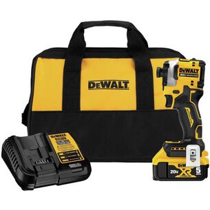 PRODUCTS | Factory Reconditioned Dewalt 20V MAX ATOMIC Brushless 3-Speed Lithium-Ion 1/4 in. Cordless Impact Driver Kit (5 Ah)