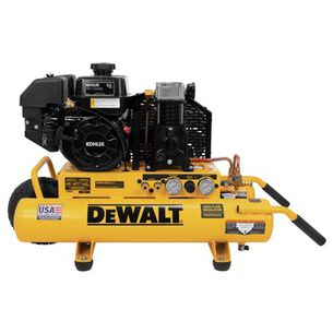 PRODUCTS | Dewalt 8 Gallon 175 PSI Kohler Gas Powered Wheelbarrow Air Compressor