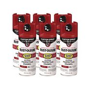 ARTS AND CRAFTS | Rust-Oleum Stops Rust 5-in-1 Spray Paint, Gloss Regal Red, 12 oz Aerosol Can, 6/Carton