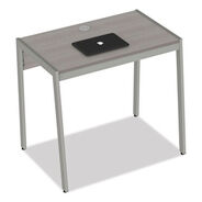 OFFICE FURNITURE AND LIGHTING | Linea Italia Klin 33 in. x 19 in. x 29.5 in. Desk - Ash