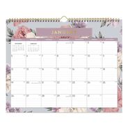 CALENDARS AND PLANNERS | Blue Sky 15 in. x 12 in. 12-Month (Jan to Dec): 2026 Tula Monthly Wall Calendar - Floral Artwork, White/Multicolor Sheets