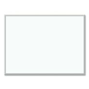 WHITE BOARDS | U Brands 47 x 35 Melamine Dry Erase Board - White Surface/Silver Frame