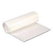 TRASH WASTE BINS | Boardwalk 16 Gallon 8 mic 24 in. x 33 in. Perforated Roll High-Density Can Liners - Natural (1000/Carton)