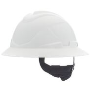 PROTECTIVE HEAD GEAR | MSA V-Gard C1 Non-Vented Full Brim with Fas-Trac III