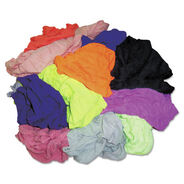PRODUCTS | HOSPECO 245-10 New Colored Knit Polo T-Shirt Rags - Assorted Colors (1/Carton)