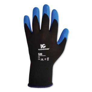CLEANING GLOVES | KleenGuard 240 mm Length G40 Nitrile Coated Gloves - Large/Size 9, Blue (12/Pack)