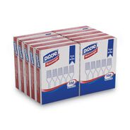 TABLETOP AND SERVEWARE | Dixie Heavyweight Plastic Cutlery Forks - White (1000/Carton)