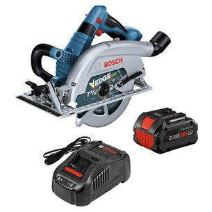 SAWS | Bosch 18V PROFACTOR Brushless Lithium-Ion 7-1/4 in. Cordless Strong Arm Blade-Left Circular Saw Kit (8 Ah)