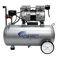 AIR COMPRESSORS | California Air Tools 8010 1 HP 8 Gallon Ultra Quiet and Oil-Free Steel Tank Wheelbarrow Air Compressor