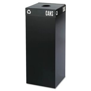 PRODUCTS | Safco 37 Gallon Public Square Can-Recycling Receptacles - Black