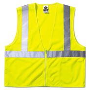 SAFETY VESTS | Ergodyne GloWear 8210Z Class 2 Polyester Mesh Economy Vest - Large to X-Large/Lime