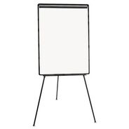 EASELS | Universal 29 in. x 41 in. Tripod-Style Dry Erase Easel - White/Easel