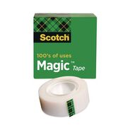 TAPES AND ADHESIVES | Scotch Magic 0.75 in. x 36 yards 1 in. Core Tape Refill - Clear (12/Pack)