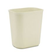 TRASH WASTE BINS | Rubbermaid Commercial 3.5 gal. Fiberglass Wastebasket - Beige