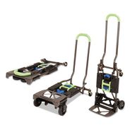 PRODUCTS | Cosco 16.63 in. x 12.75 in. x 49.25 in. 300 lbs. Capacity 2-in-1 Multi-Position Hand Truck and Cart - Black/Blue/Green